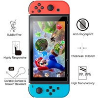2 paczka szkło ochronne do przełącznik do nintendo ochronne szkło hartowane na ekran dla nintendo Switch NS akcesoria szklane folia ekranowa 3